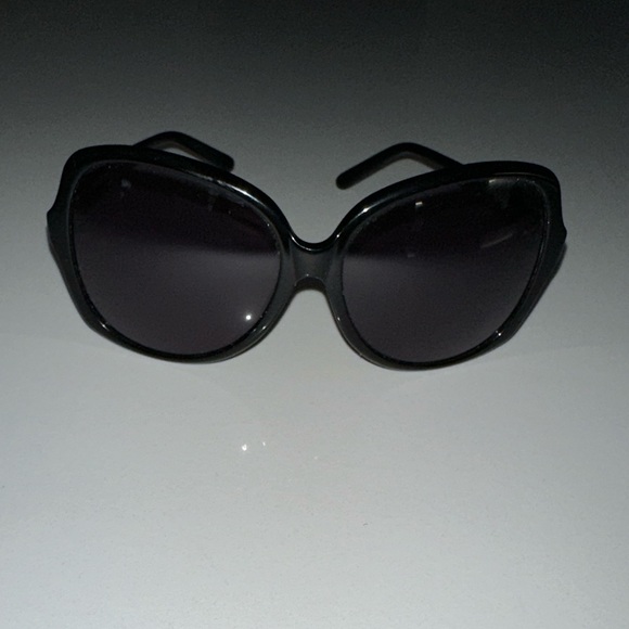 AQS Aquaswiss Valentina black oversized plastic sunglasses VAL001 - Picture 10 of 12